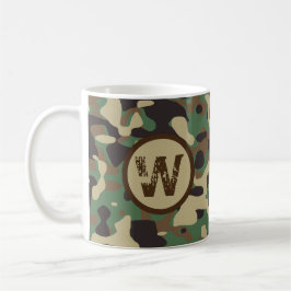 Militaire Leger Camouflage Monogrammed Koffiemok