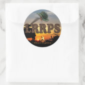 Militaire Leger Mariniers Recon LURPS Vietnam Nam  Ronde Sticker (Tas)