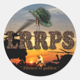Militaire Leger Mariniers Recon LURPS Vietnam Nam  Ronde Sticker