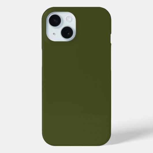 Militaire Leger Olive Green Matching Case-Mate iPhone Case (Achterkant)