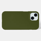 Militaire Leger Olive Green Matching Case-Mate iPhone Case (Achterkant (horizontaal))