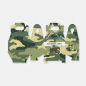 Militaire Leger Thema Gable Box voor Verjaardagsfe Bedankdoosjes (Uitgevouwen)