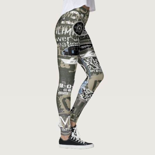 Militaire Leggings (Rechts)