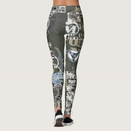 Militaire Leggings (Achterkant)