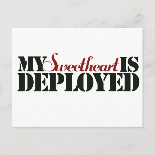 Militaire liefhebber briefkaart (Voorkant)