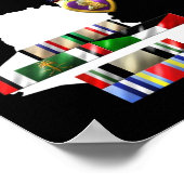 Militaire linten poster (Hoek)