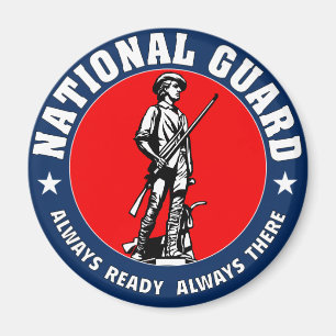 Militaire Logo van de Nationale Garde Magneet