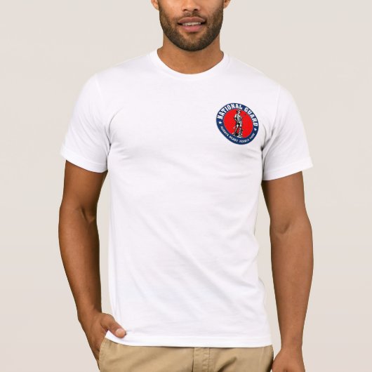 Militaire Logo van de Nationale Garde T-shirt (Voorkant)