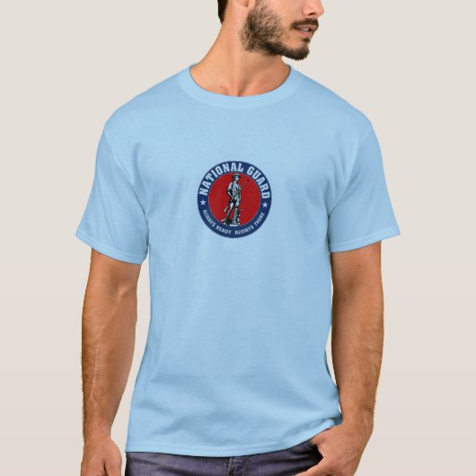 Militaire Logo van de Nationale Garde T-shirt (Voorkant)