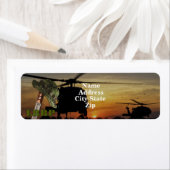 Militaire LRRRPS LRRP Recon Army Marines Air Force Etiket (Insitu)