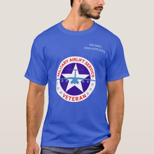 Militaire Luchtbrug Service Veteraan elegant T-shirt (Voorkant)