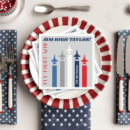 Militaire luchtmacht straalvliegtuigen gaan weg pa servet