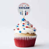 Militaire luchtmacht weggaan partij cupcake picks ronde sticker