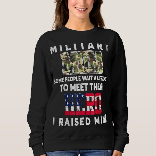 Militaire mam die ik heb opgevoed. trui (Voorkant)