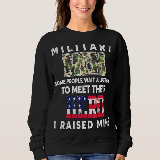 Militaire mam die ik heb opgevoed. trui (Voorkant)