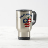 Militaire mam Patriotic Apple Reisbeker (Voorkant rechts)