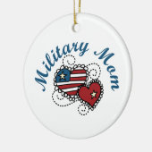 Militaire mama keramisch ornament (Links)