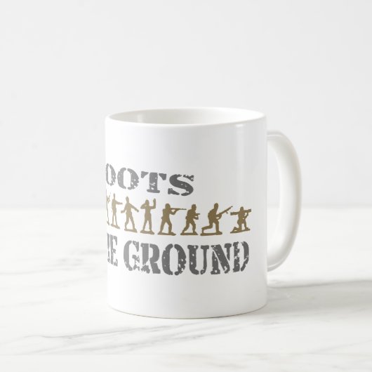 Militaire Mannen - Boots on the Ground Koffiemok (Voorkant rechts)