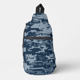 Militaire Marine Digitaal Camouflagepatroon Sling Bag
