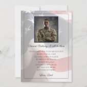 Militaire Memorial Kaart van soldaat naar Afstuder (Voorkant)