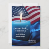 Militaire Memorial Service Uitnodiging Sterren Str (Voorkant)