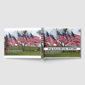 Militaire Memorial voor vlaggen en kruisingen Gastenboek (Volledig)