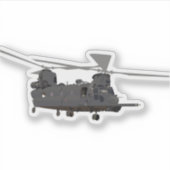 Militaire MH-47 Chinook Helikopter Sticker (Voorkant)