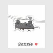 Militaire MH-47 Chinook Helikopter Sticker (Vel)