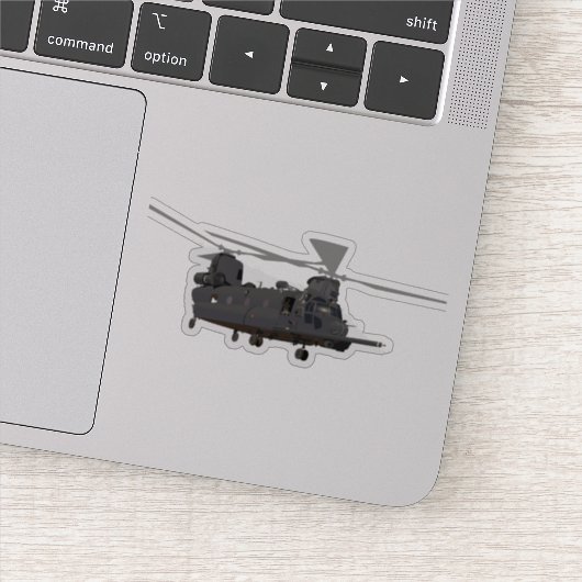 Militaire MH-47 Chinook Helikopter Sticker (Detail)