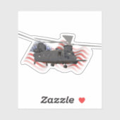 Militaire MH-47 Chinook Helikopter Sticker (Vel)