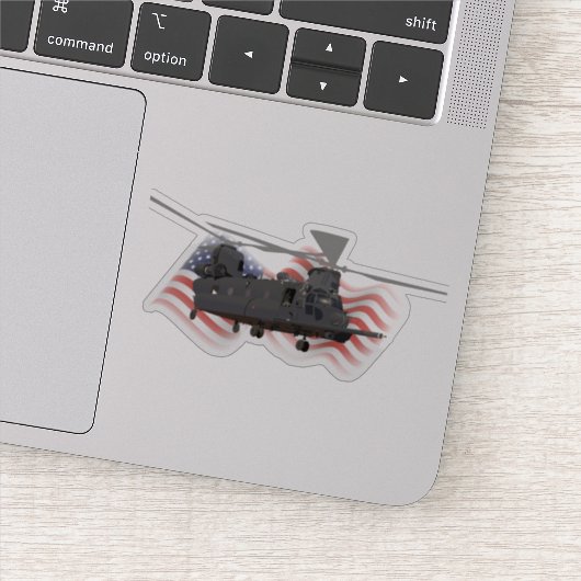 Militaire MH-47 Chinook Helikopter Sticker (Detail)