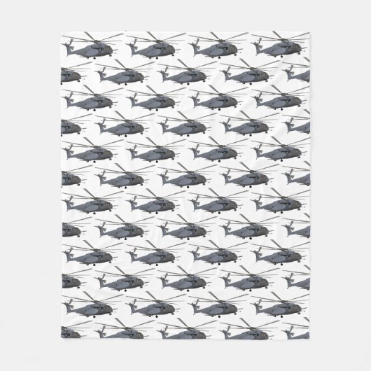 Militaire MH-53-helikopter Fleece Deken (Voorkant)