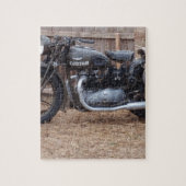 militaire motorfiets legpuzzel (Verticaal)