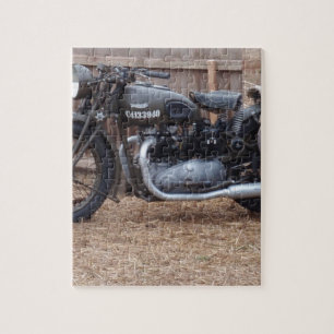militaire motorfiets legpuzzel