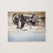 Militaire motorfiets legpuzzel (Horizontaal)