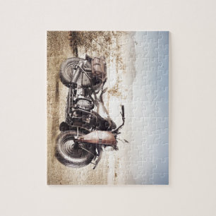 Militaire motorfiets legpuzzel