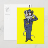 Militaire muis briefkaart (Voorkant / Achterkant)