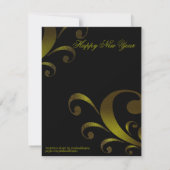 Militaire nieuwe jaren - Uitnodiging om te allen t (Achterkant)