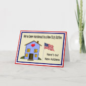 Militaire Nieuwe Thuis Adres Kaart (Voorkant)