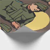 Militaire officier retro leger soldaat cadeaupapier