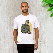 Militaire officier retro leger soldaat t-shirt