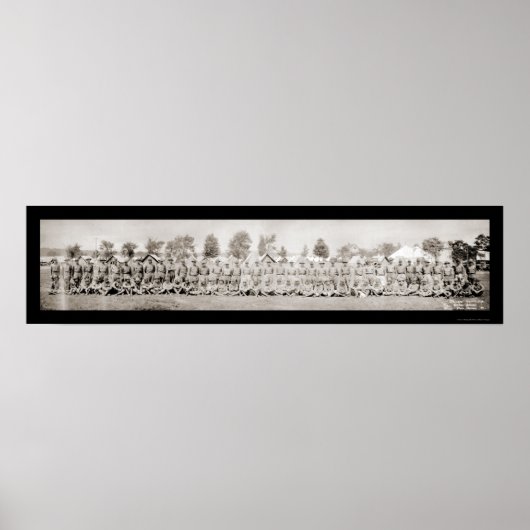 Militaire officieren WWWI Foto 1917 Poster (Voorkant)