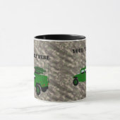 Militaire offroad truck slepen raketwerper mok (Midden)