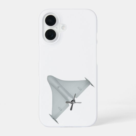 Militaire onbemande luchtvaartuigen iPhone 16 hoesje (Achterkant)