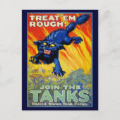  militaire oorlog die zich herstelt met een wilde  briefkaart (Voorkant)