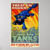  militaire oorlog die zich herstelt met een wilde  poster (Voorkant)