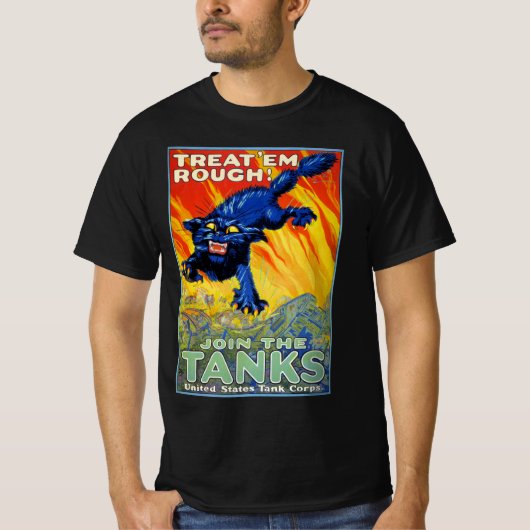  militaire oorlog die zich herstelt met een wilde  t-shirt (Voorkant)