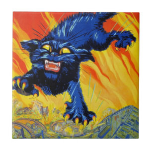  militaire oorlog die zich herstelt met een wilde  tegeltje