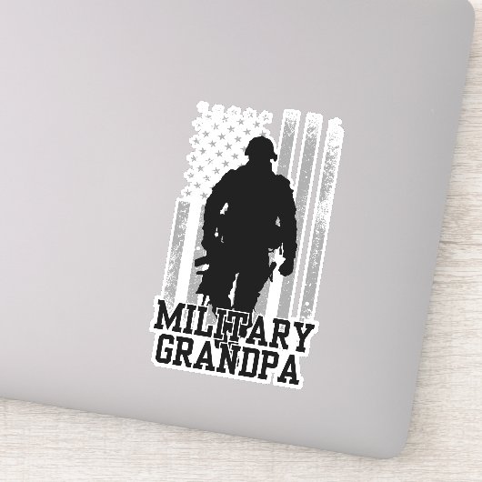 Militaire Opa Sticker (Detail)