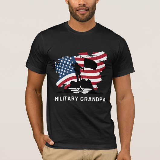 Militaire opa t-shirt (Voorkant)